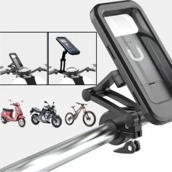 Viatel Telefoonhouder Fiets -Waterdichte Fietshouder Voor Alle Telefoons Van 4 Tot 6.7 Inch Waterproof En Dustproof Bike Mount Holder Fiets Stuur Houder Voor Onder Andere IPHONE 12(met Magneet /Samsung Galaxy -Windgoo Shop 550x545 25
