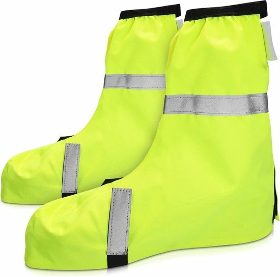 Navaris Overschoenen - 1 Paar Uniseks Schoenovertrekken - Waterdicht & Reflecterend - Beschermt Tegen Regen En Vuil - Verschillende Maten 7 Navaris Overschoenen - 1 Paar Uniseks Schoenovertrekken - Waterdicht & Reflecterend - Beschermt Tegen Regen En Vuil - Verschillende Maten - Afbeelding 7
