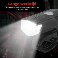 Jevaza Fietsverlichting - Set (voor- En Achterlicht) - Oplaadbaar - USB - Voorlicht Fiets - Achterlicht Fiets - Fietsaccessoires - Verlichting -Windgoo Shop 550x545 8