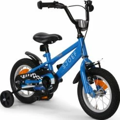 SJOEF Race Jongensfiets 12 Inch - Blauw 18 SJOEF Race Jongensfiets 12 Inch - Blauw -Windgoo Shop 550x547