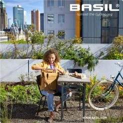 Basil City Fietsshopper - Enkele Fietstas - Camel Bruin - 16 Liter -Windgoo Shop 550x549 27