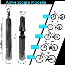 Desmax DesoMax Spatbord Mountainbike Racefiets Set Achterspatbord & Voorspatbord MTB Ass Saver Spatborden Mtb Fiets - Spatbordset -Windgoo Shop 550x549 30
