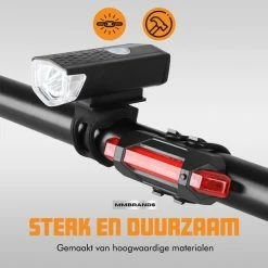 MM Brands Fietslamp - Fietsverlichting - Voorlicht En Achterlicht - USB Oplaadbaar - LED -Windgoo Shop 550x549 4