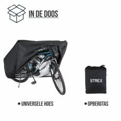 Strex Fietshoes Universeel Voor Alle Fietsen - Waterdicht 210D Oxford - Fiets Hoes Voor 1/2 Fietsen - Incl. Opbergzak -Windgoo Shop 550x550 102