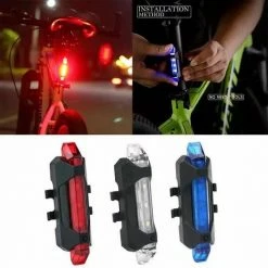 LOUZIR 2 Stuks Fietsverlichtingen ( Voor En Achter Fietslicht ) - LED Usb Oplaadbaar -Windgoo Shop 550x550 1054