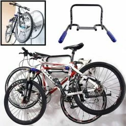 Merkloos Decopatent Fiets Ophangsysteem Voor 2 Fietsen - Fietsenrek - Legplank Voor Helm - Fietshaak - Muurbeugel Fiets - Wandmontage -Windgoo Shop 550x550 1061