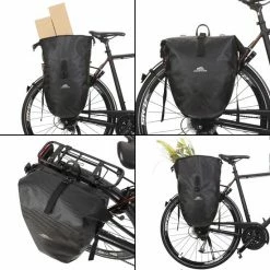 Dutch Mountains Enkele Fietstas | Sterke En 100% Waterdichte Fietstas En Schoudertas In 1 | 24 Liter | Carbon / Zwart -Windgoo Shop 550x550 1093