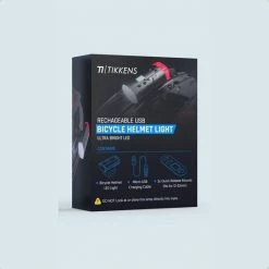 TIKKENS LED Fietsverlichting Helmlamp - Helm - Voorlicht & Achterlicht - USB Oplaadbaar - Zwart - Voor En Achter - Waterdicht - Fietslampjes -Windgoo Shop 550x550 1100