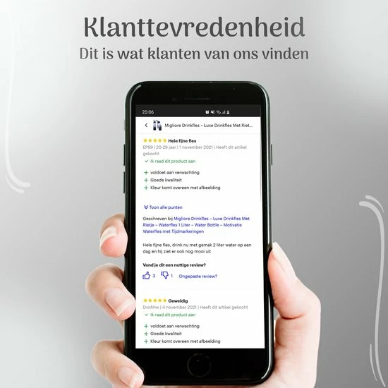 Migliore Bidon 1 Liter - Met Rietje - BPA Vrij - Sport - Ook In 600 Ml En 2 Liter 9 Migliore Bidon 1 Liter - Met Rietje - BPA Vrij - Sport - Ook In 600 Ml En 2 Liter - Afbeelding 9