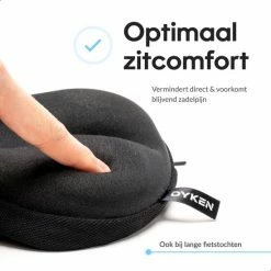 Dyken Zadelhoes Fiets Gel - Zadeldek - Universele Fietszadelhoes - Smalle Zadels - Zwart -Windgoo Shop 550x550 1125