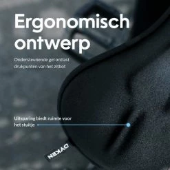 Dyken Zadelhoes Fiets Gel - Zadeldek - Universele Fietszadelhoes - Smalle Zadels - Zwart -Windgoo Shop 550x550 1128