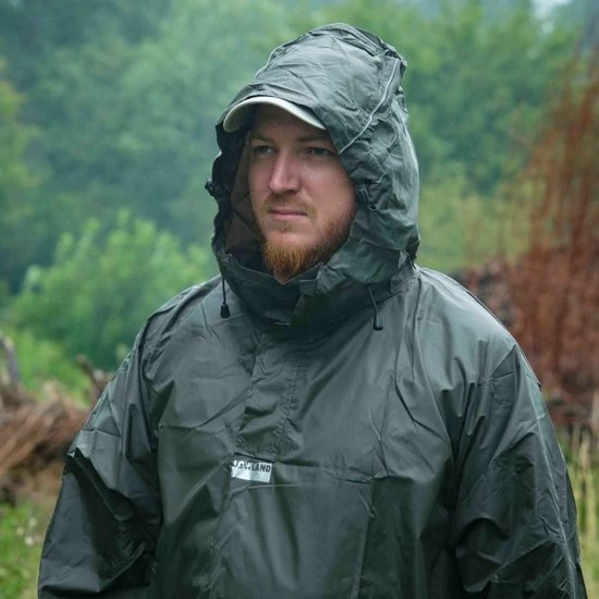 LOWLAND OUTDOOR Wandelponcho - 100% Waterdicht (10.000mm) - Ademend (8.000g/M ) PFAS Vrij! 6 LOWLAND OUTDOOR Wandelponcho - 100% Waterdicht (10.000mm) - Ademend (8.000g/M ) PFAS Vrij! - Afbeelding 6