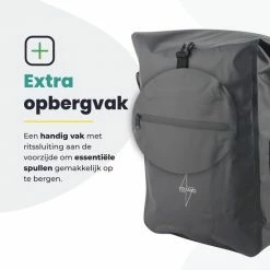 Voltano Luxe Fietstas / Rugtas 28L - Zwart - Enkele Pakaftas - 100% Waterdicht - Met Laptop Compartiment 22 Voltano Luxe Fietstas / Rugtas 28L - Zwart - Enkele Pakaftas - 100% Waterdicht - Met Laptop Compartiment -Windgoo Shop 550x550 1164