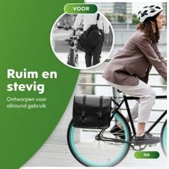 Ekostar Dubbele Fietstas - Waterdicht - 46 L - E-Bikes - Zwart - OOK Voor Elektrische Fietsen 16 Ekostar Dubbele Fietstas - Waterdicht - 46 L - E-Bikes - Zwart - OOK Voor Elektrische Fietsen -Windgoo Shop 550x550 123