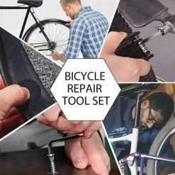 LOUZIR Multitool Fiets Reparatie Toolkit 16-delig - Race Fiets Mountainbike- Vouwgereedschap Fiets- Zakgereedschap -Windgoo Shop 550x550 158