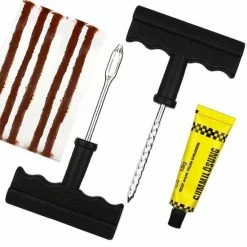 Benson Bandenreparatieset Easy Seal - Proppenset Tubeless Voor Auto - Motor - Scooter - Etc. - 9 Delig 12 Benson Bandenreparatieset Easy Seal - Proppenset Tubeless Voor Auto - Motor - Scooter - Etc. - 9 Delig -Windgoo Shop 550x550 186