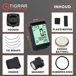 Tigrar Kilometerteller Fiets - Fietscomputer Draadloos - KM Teller Fiets - Waterdicht Met 17 Functies Snelheidsmeter 15 Tigrar Kilometerteller Fiets - Fietscomputer Draadloos - KM Teller Fiets - Waterdicht Met 17 Functies Snelheidsmeter -Windgoo Shop 550x550 224