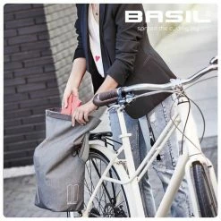 Basil City Fietsshopper - Enkele Fietstas - 16 Liter - Zwart -Windgoo Shop 550x550 229