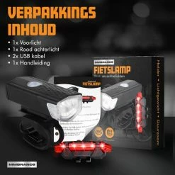 MM Brands Fietslamp - Fietsverlichting - Voorlicht En Achterlicht - USB Oplaadbaar - LED -Windgoo Shop 550x550 256