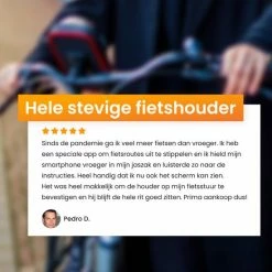 R2B Telefoonhouder Fiets Waterdicht Met 360 Graden Rotatie - Ook Voor Scooter & Motor - Gsm Houder Fiets - Model "Den Haag" - Zwart/Rood - Accessoires -Windgoo Shop 550x550 294
