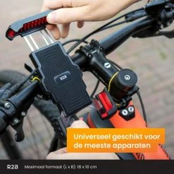 R2B Robuuste Telefoonhouder Fiets Met 360 Graden Rotatie - Gsm Houder - Ook Voor Scooter En Motor - Accessoires - Model "Delft" -Windgoo Shop 550x550 300