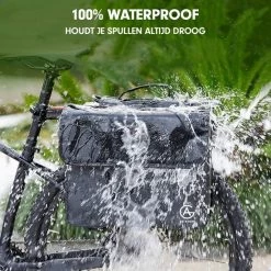 AG Fietstas -dubbele Fietstas - Fietstassen - Electrische Fietsen - Zwart - Dubbel - Waterdicht - 37 Liter -volwassenen - Elektrische Fiets - Reflectoren - 100% Polyster -Windgoo Shop 550x550 313