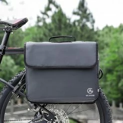 AG Fietstas -dubbele Fietstas - Fietstassen - Electrische Fietsen - Zwart - Dubbel - Waterdicht - 37 Liter -volwassenen - Elektrische Fiets - Reflectoren - 100% Polyster -Windgoo Shop 550x550 317