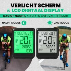 Strex Draadloze Fietscomputer - 17 Functies - Extra Groot Scherm - Draadloze Fiets Computer Draadloos Waterdicht - NL Handleiding 13 Strex Draadloze Fietscomputer - 17 Functies - Extra Groot Scherm - Draadloze Fiets Computer Draadloos Waterdicht - NL Handleiding -Windgoo Shop 550x550 330