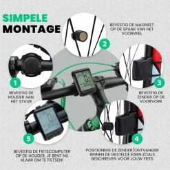 Strex Draadloze Fietscomputer - 17 Functies - Extra Groot Scherm - Draadloze Fiets Computer Draadloos Waterdicht - NL Handleiding 14 Strex Draadloze Fietscomputer - 17 Functies - Extra Groot Scherm - Draadloze Fiets Computer Draadloos Waterdicht - NL Handleiding -Windgoo Shop 550x550 331