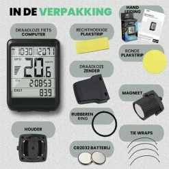 Strex Draadloze Fietscomputer - 17 Functies - Extra Groot Scherm - Draadloze Fiets Computer Draadloos Waterdicht - NL Handleiding 15 Strex Draadloze Fietscomputer - 17 Functies - Extra Groot Scherm - Draadloze Fiets Computer Draadloos Waterdicht - NL Handleiding -Windgoo Shop 550x550 332