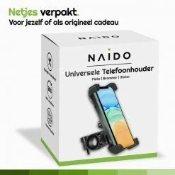 Naido Universele Telefoonhouder Fiets - Ook Voor Motor - GSM Houder - Fietshouder - Zwart 17 Naido Universele Telefoonhouder Fiets - Ook Voor Motor - GSM Houder - Fietshouder - Zwart -Windgoo Shop 550x550 371