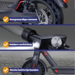 Kick&Move - Elektrische Step - E Scooter - Anti Lek Banden - 32 Km/u - App - LED Verlichting - Cruise Control - Schokbestendige Wielen - Anti Diefstal Optie 35 Kick&Move - Elektrische Step - E Scooter - Anti Lek Banden - 32 Km/u - App - LED Verlichting - Cruise Control - Schokbestendige Wielen - Anti Diefstal Optie -Windgoo Shop 550x550 43
