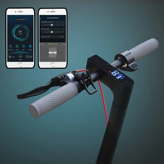 Kick&Move - Elektrische Step - E Scooter - Anti Lek Banden - 32 Km/u - App - LED Verlichting - Cruise Control - Schokbestendige Wielen - Anti Diefstal Optie 18 Kick&Move - Elektrische Step - E Scooter - Anti Lek Banden - 32 Km/u - App - LED Verlichting - Cruise Control - Schokbestendige Wielen - Anti Diefstal Optie - Afbeelding 18