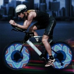 Merkloos Wielverlichting - Spaakverlichting - Fietsverlichting Wiel - Spaakreflectoren - Fietsverlichting - Spaakverlichting Kinderfiets - LED - 30 Patronen - 2 Stuks -Windgoo Shop 550x550 450