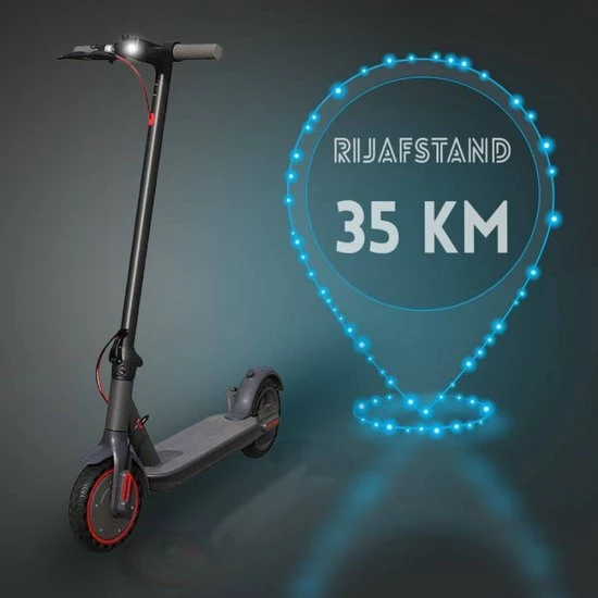 Kick&Move - Elektrische Step - E Scooter - Anti Lek Banden - 32 Km/u - App - LED Verlichting - Cruise Control - Schokbestendige Wielen - Anti Diefstal Optie 19 Kick&Move - Elektrische Step - E Scooter - Anti Lek Banden - 32 Km/u - App - LED Verlichting - Cruise Control - Schokbestendige Wielen - Anti Diefstal Optie - Afbeelding 19
