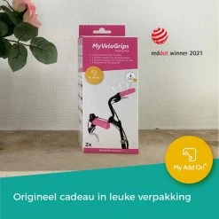 MyAddOn MyVeloGrips Ergonomische Handvatovertrek Voor Fietsgrepen Van Silicone Tegen Slapende Handen Tijdens Het Fietsen, Handvatovertrek Voor Alle Fietsengrepen, Handvathoes 2st. Geel 21x6,5x9cm -Windgoo Shop 550x550 530