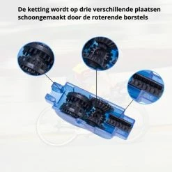 Uniquez Fietsketting Reiniger - Kettingborstel - Fietskettingreiniger - Kettingreiniger - Kettingborstel Fiets - Ketting Schoonmaken - Fietsgereedschap - Ontvetter Fiets - Chain Cleaner -Windgoo Shop 550x550 552