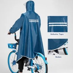 Fuegobird - Poncho Regenponcho - Fiets Wandel Motor - Outdoor Poncho - Kwaliteit Poncho - One Size - Unisex Cyan -Windgoo Shop 550x550 561