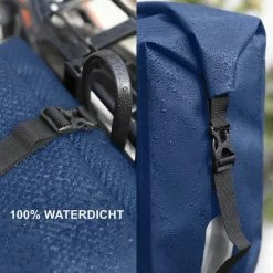 Dutch Mountains Enkele Fietstas | Rugzak | Sterke 100% Waterdicht | Fietstas, Schoudertas En Rugtas In 1 | 28 Liter | Blauw -Windgoo Shop 550x550 578