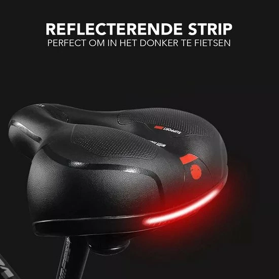 Achaté Fietszadel - Unisex - Extra Comfortabel - Ventilerend - Incl. Zadelhoes En Installatiemateriaal 6 Achaté Fietszadel - Unisex - Extra Comfortabel - Ventilerend - Incl. Zadelhoes En Installatiemateriaal - Afbeelding 6