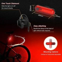 FIEZIO Fietsverlichting - USB Oplaadbaar LED Fietslampen Waterdicht -Windgoo Shop 550x550 597