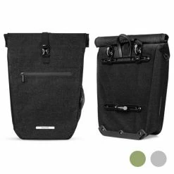 LifeGoods Fietstas - Enkel - 25L - Schoudertas En Rugtas - Waterdicht - E-Bikes - Schouderbanden - Zwart