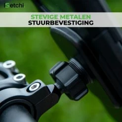 ISetchi Telefoonhouder Fiets Waterdicht L (5.5 Tot 7 Inch) - 360 Graden Rotatie - Ook Voor Scooter & Motor - Gsm Houder Fiets - Waterdicht IP67 Level - Zwart -Windgoo Shop 550x550 67