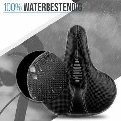 Strex Fietszadel - Unisex - Extra Comfortabel - Ventilerend - Incl. Zadelhoes -Windgoo Shop 550x550 672