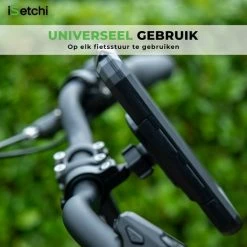 ISetchi Telefoonhouder Fiets Waterdicht L (5.5 Tot 7 Inch) - 360 Graden Rotatie - Ook Voor Scooter & Motor - Gsm Houder Fiets - Waterdicht IP67 Level - Zwart -Windgoo Shop 550x550 68