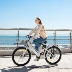 HITWAY Elektrische Fiets, 26 Inch, 250 W Motor, Li-batterij 36 V, 8.4 Ah, Tot 35-70 Km Wit Blauw -Windgoo Shop 550x550 707
