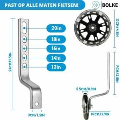 Bolke? Bolke - Zijwieltjes - 12-20 Inch - Zijwieltjes Met LED Lichtjes - Zijwieltjes Voor Kinderfiets - Blauw - 12 Inch/14 Inch/16 Inch/18 Inch/20 Inch - Zijwielen - Kinderfietsaccessoires -Windgoo Shop 550x550 761