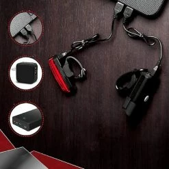Lovnix - Oplaadbare Fietslamp LED Verlichting Set - USB Oplaadbaar - Fietslicht Met LED Lamp - Voor- En- Achter Licht - Regenbestendig - Geschikt Voor Mountainbike Fietsen Wandelen Speleologie -Windgoo Shop 550x550 773