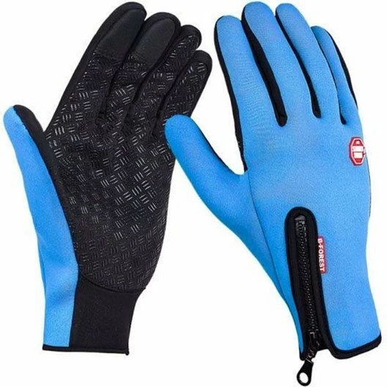 Chimb Winter Handschoenen - Fietshandschoenen - Winddicht - Waterproof - Maat L - Blauw 1 Chimb Winter Handschoenen - Fietshandschoenen - Winddicht - Waterproof - Maat L - Blauw