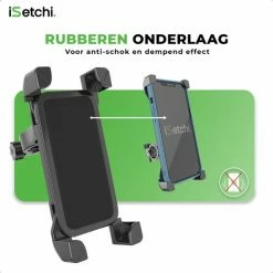 ISetchi Telefoonhouder Fiets Met 360 Graden Rotatie - Stevig & Stabiel - Ook Voor Scooter & Motor Gsm Telefoon Houder Fiets - Anti Shock & Vibratie Ontwerp - Fietshouder Smartphone Mobiel - Zwart 24 ISetchi Telefoonhouder Fiets Met 360 Graden Rotatie - Stevig & Stabiel - Ook Voor Scooter & Motor Gsm Telefoon Houder Fiets - Anti Shock & Vibratie Ontwerp - Fietshouder Smartphone Mobiel - Zwart -Windgoo Shop 550x550 8